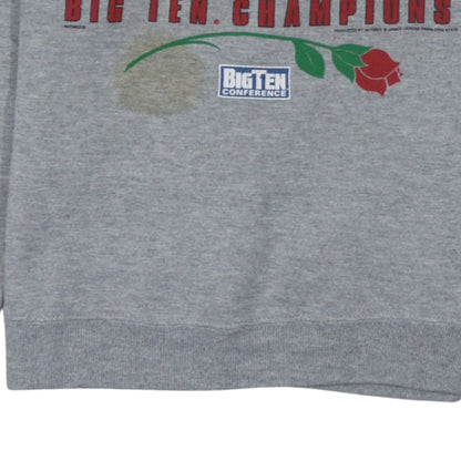 Mens UK Size L Lee Grey Pullover Sweatshirt