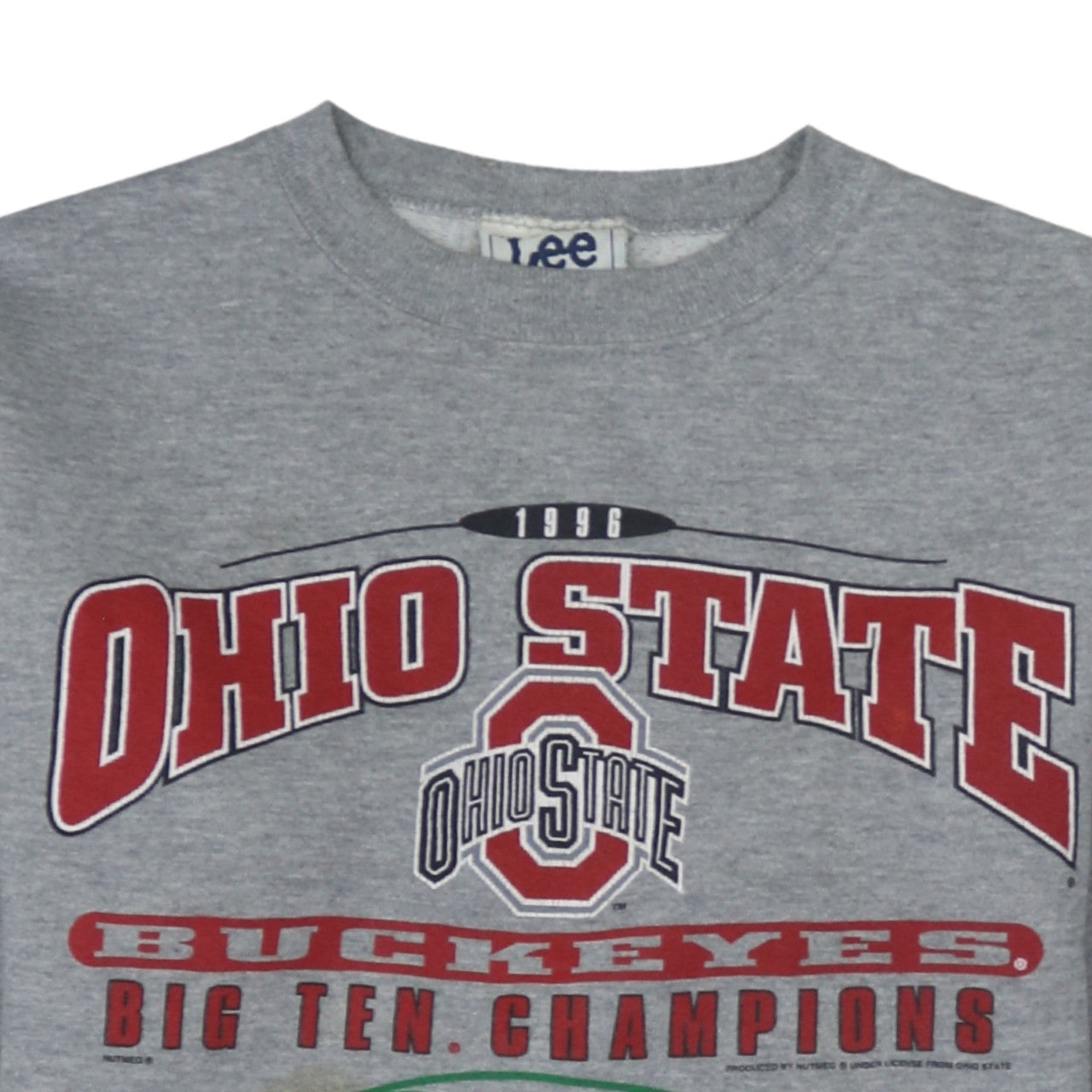 Mens UK Size L Lee Grey Pullover Sweatshirt