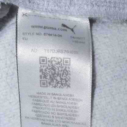 Puma Men's Grey Cotton Blend Jogger Trousers Size L