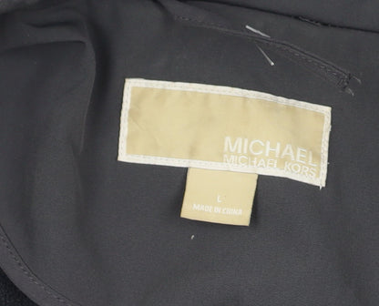 Womens UK Size L Michael Kors Grey Overcoat