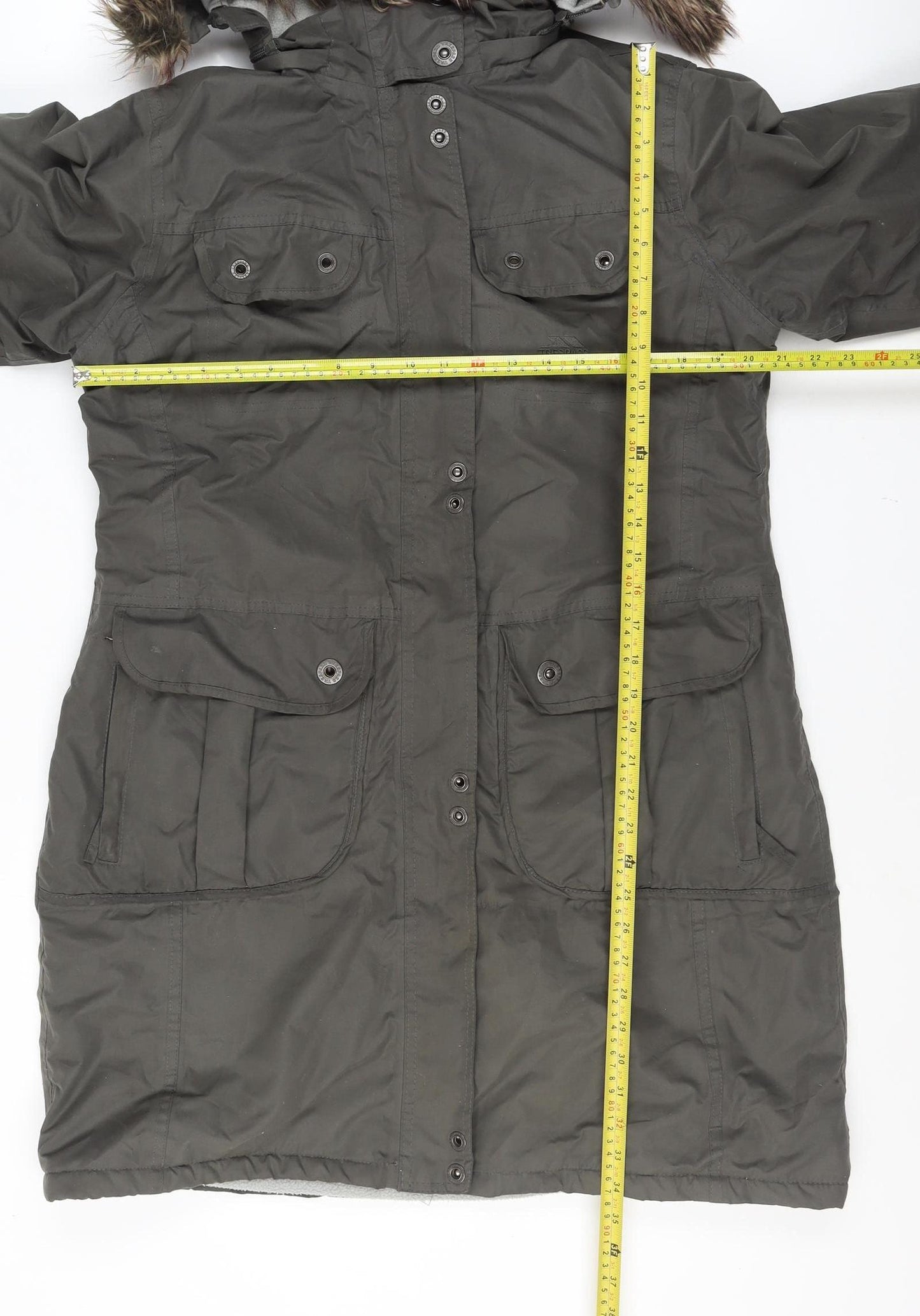 Womens UK Size XL Trespass Green Parka Coat