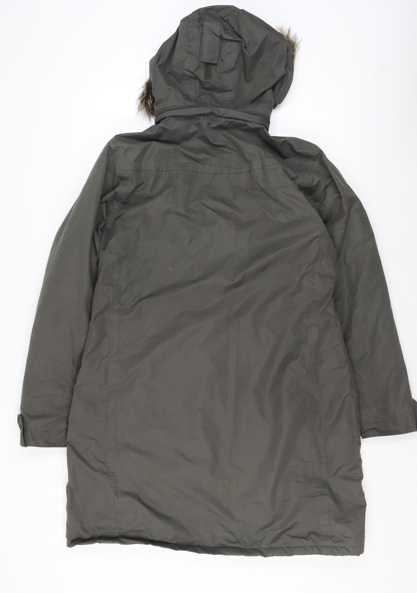 Womens UK Size XL Trespass Green Parka Coat