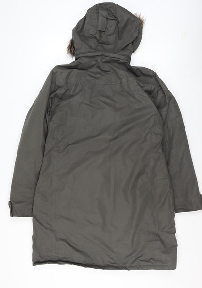Womens UK Size XL Trespass Green Parka Coat
