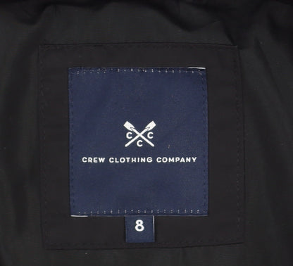 Womens UK Size 8 Crew Clothing Company Black Puffer Jacket
