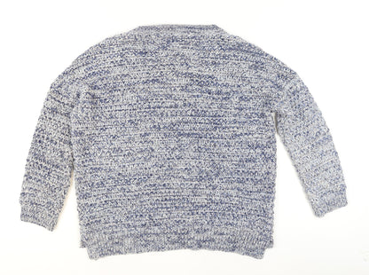 Tommy Hilfiger Women Blue Knit Pullover Jumper Size S