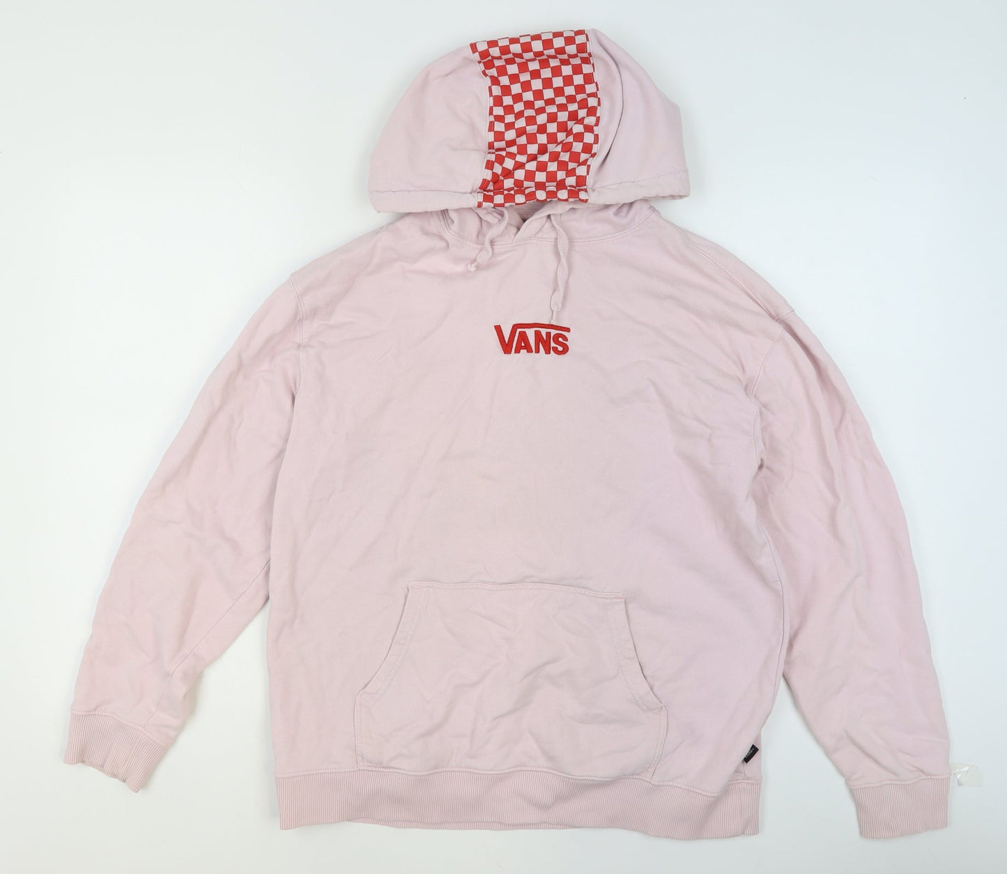 Womens UK Size S VANS Pink Pullover Hoodie