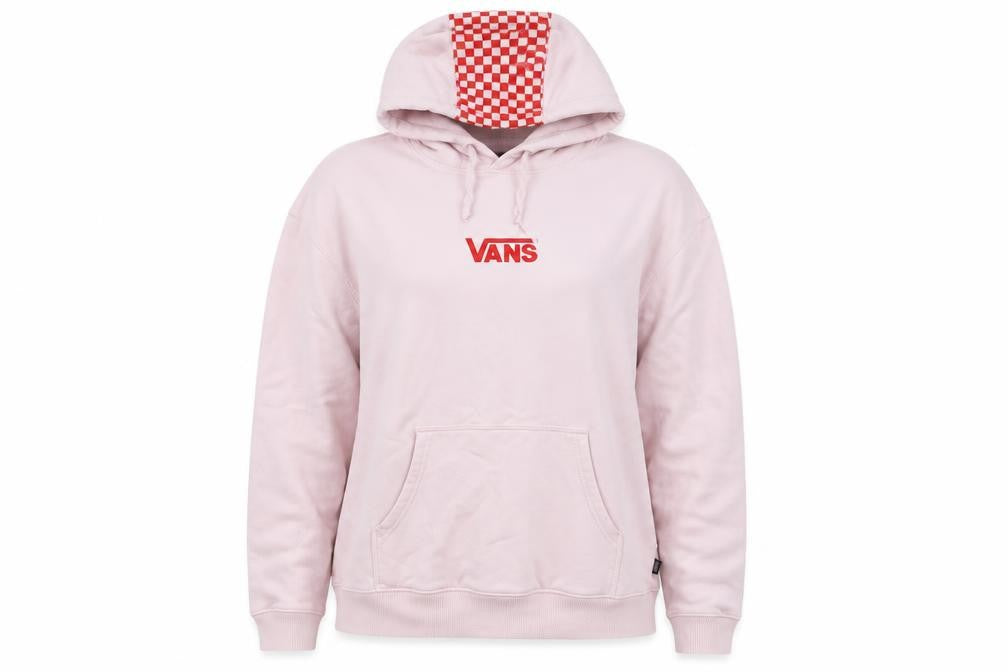 Womens UK Size S VANS Pink Pullover Hoodie