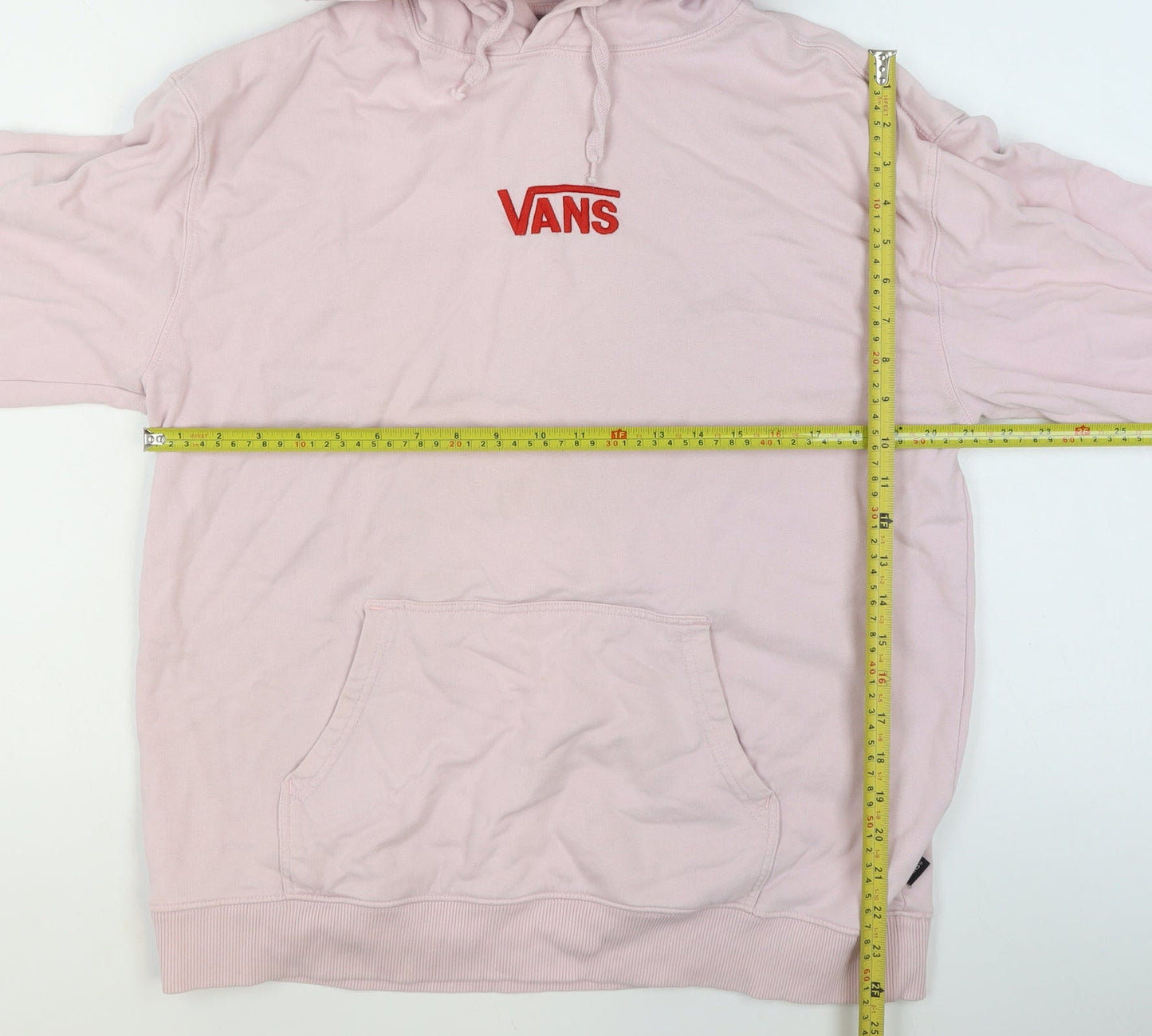 Womens UK Size S VANS Pink Pullover Hoodie