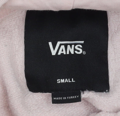 Womens UK Size S VANS Pink Pullover Hoodie