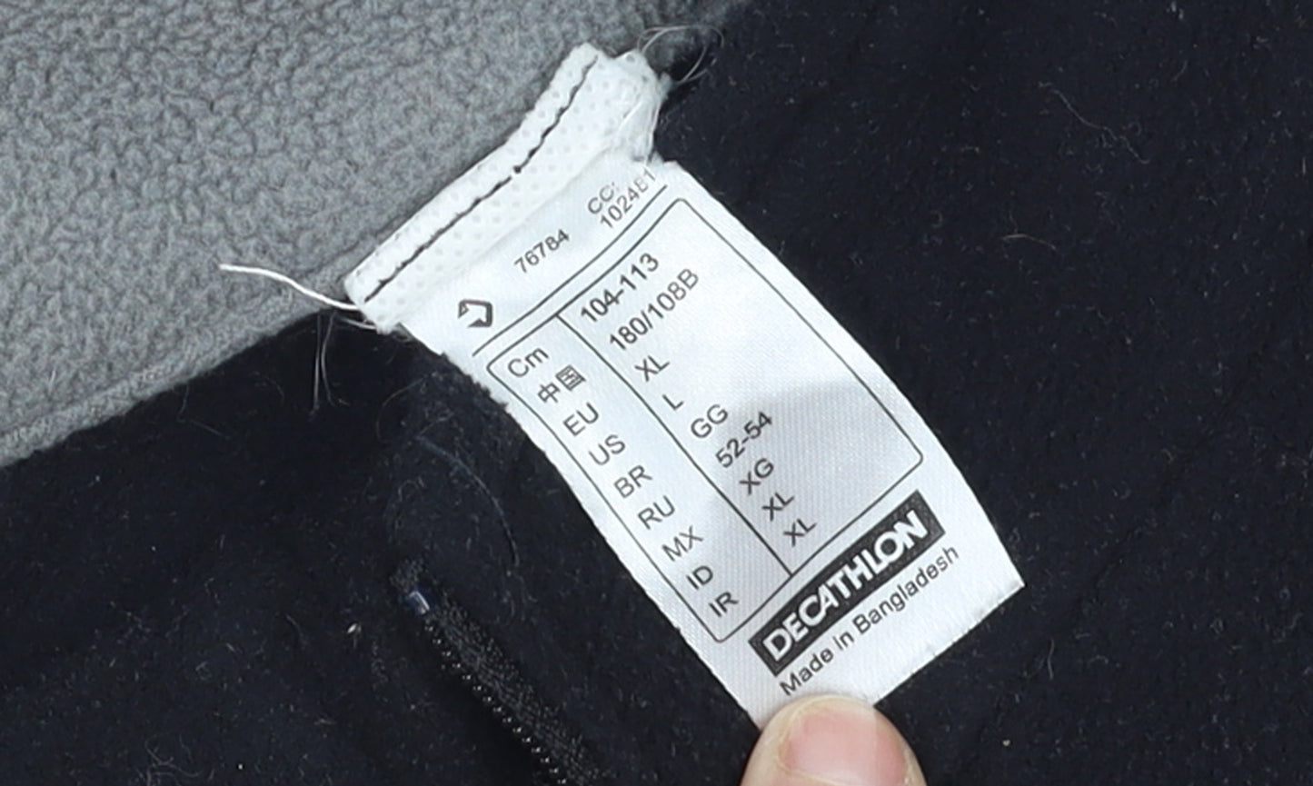 Mens UK Size XL DECATHLON Black Pullover Sweatshirt