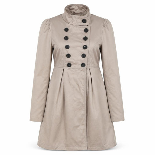 Womens UK Size 8 Lipsy Beige Trench Coat