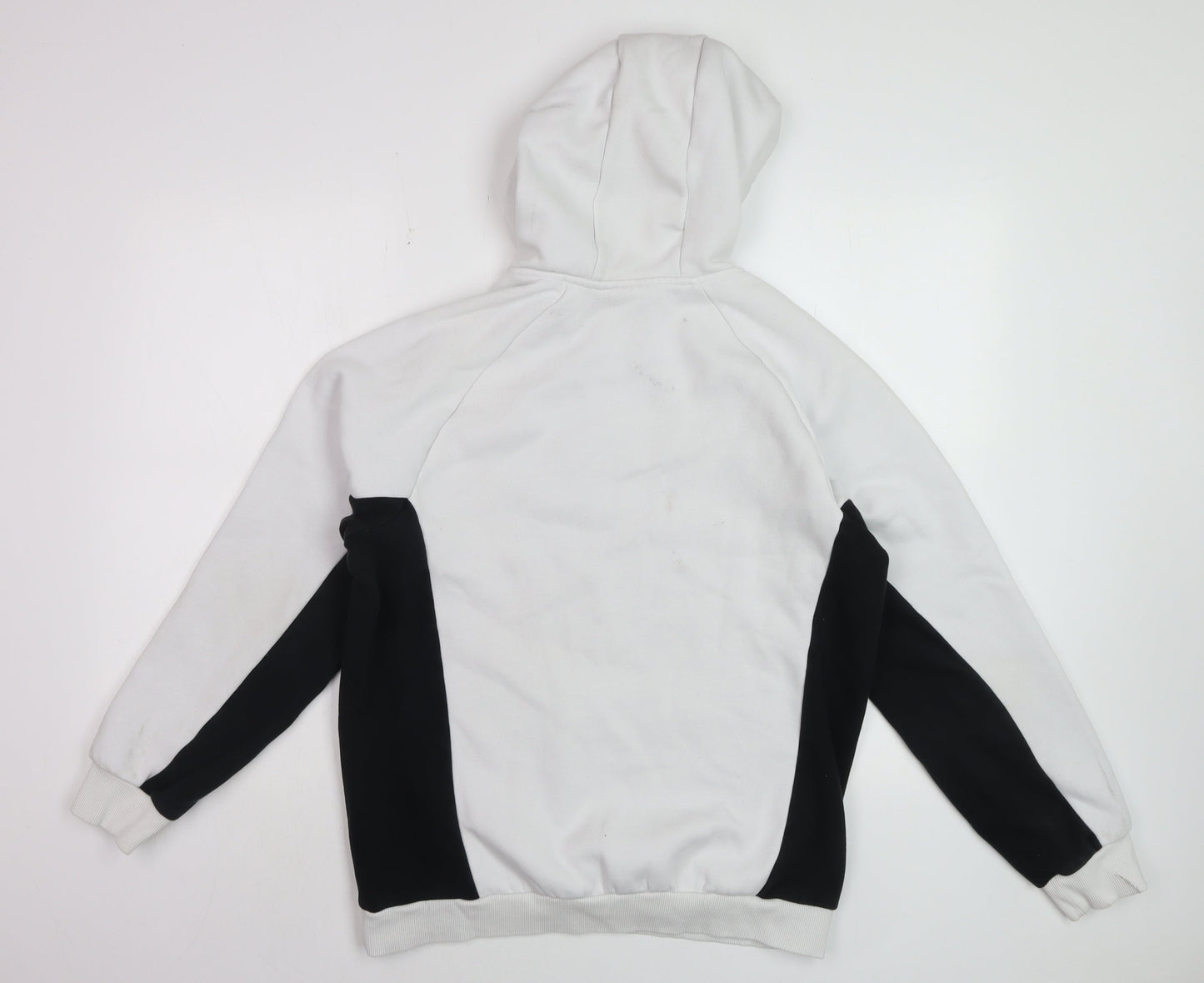 Mens UK Size M FILA White Pullover Hoodie