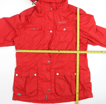 Womens UK Size 16 Regatta Red Parka Coat