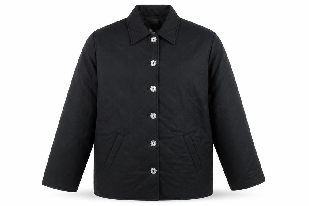 Mens UK Size M Orvis Black Quilted Coat