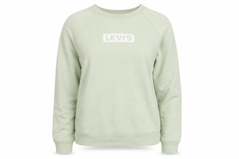 Womens UK Size S Levi's Green Pullover Sweatshirt