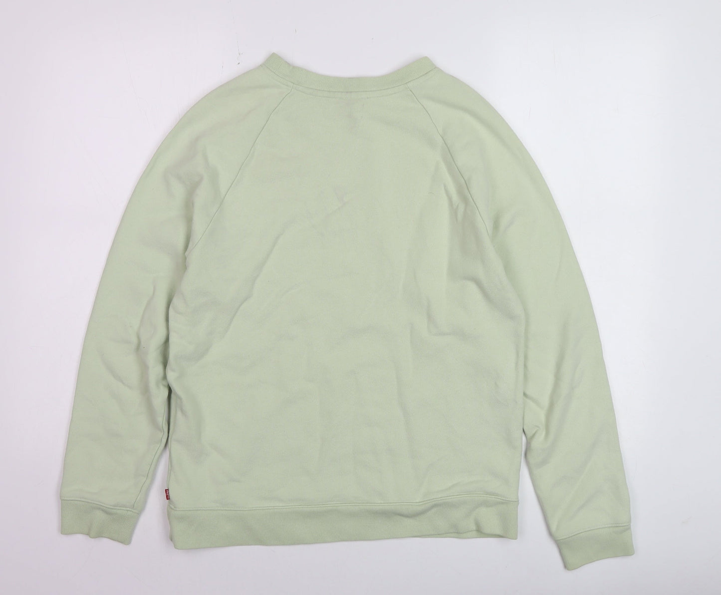 Womens UK Size S Levi's Green Pullover Sweatshirt