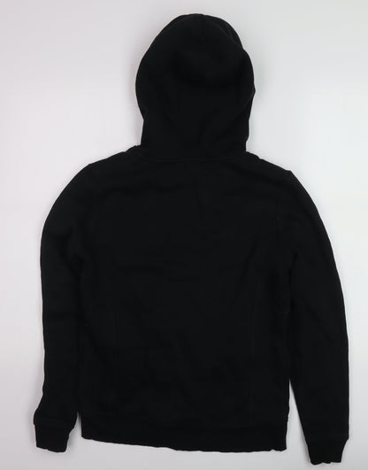 Mens UK Size S TEX Black Full Zip Hoodie