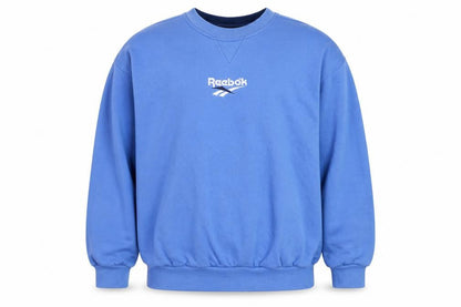 Mens UK Size L Reebok Blue Pullover Sweatshirt