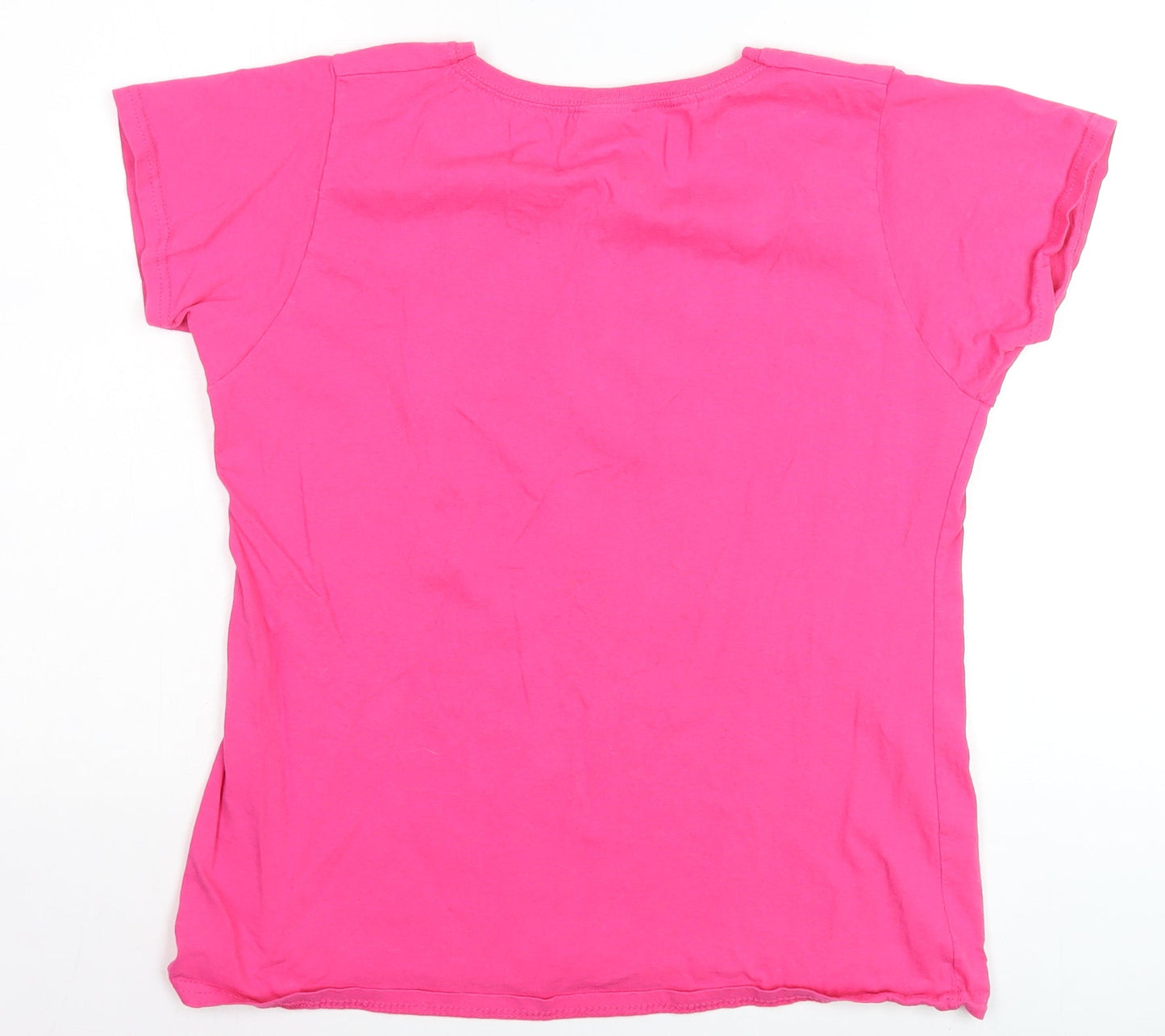 Fruit of the Loom Women's Pink XL Basic Cotton T-Shirt