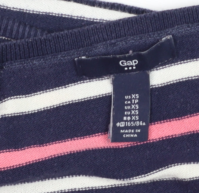 Womens UK Size XS Gap Multicoloured Pullover Jumper