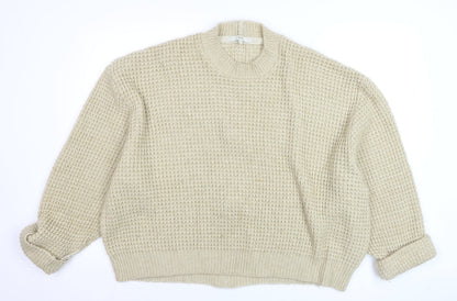 Womens UK Size 12 NEXT Beige Pullover Jumper