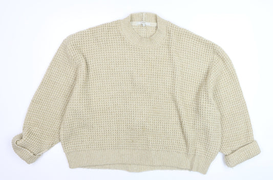 Womens UK Size 12 NEXT Beige Pullover Jumper