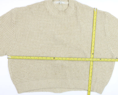 Womens UK Size 12 NEXT Beige Pullover Jumper
