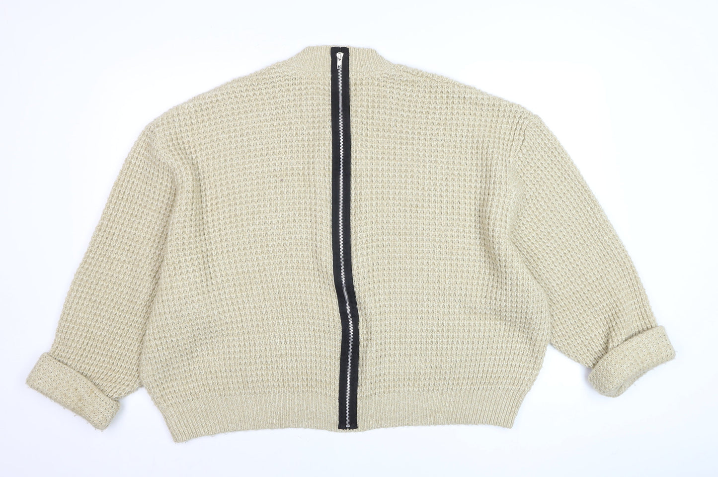 Womens UK Size 12 NEXT Beige Pullover Jumper