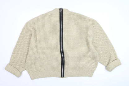 Womens UK Size 12 NEXT Beige Pullover Jumper