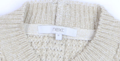 Womens UK Size 12 NEXT Beige Pullover Jumper