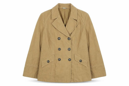 Womens UK Size 20 Marks and Spencer Beige Pea Coat