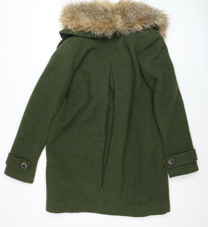 Womens UK Size M Kimchi Blue Green Pea Coat