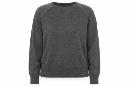 H&M Womens Grey Metallic Knit Pullover Jumper Size 14