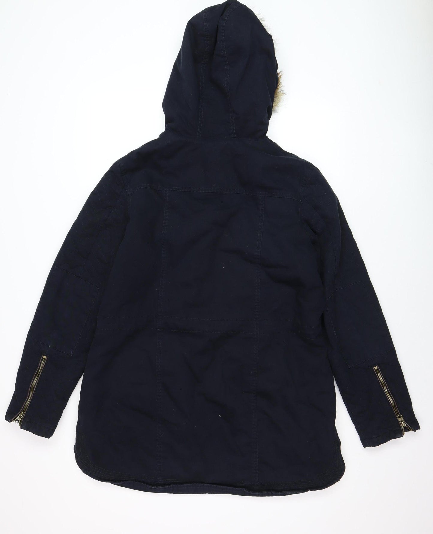 Womens UK Size 12 Falmer Heritage Blue Parka Coat