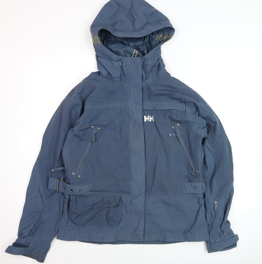 Womens UK Size M Helly Hansen Blue Ski Jacket