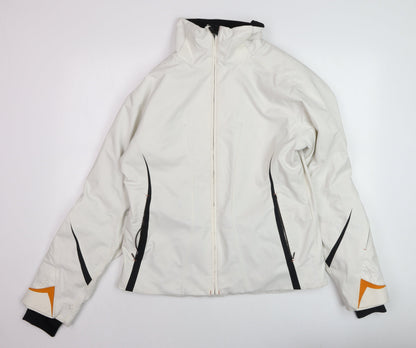 Womens UK Size 12 KJUS White Ski Jacket