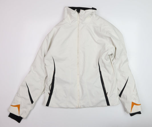 Womens UK Size 12 KJUS White Ski Jacket
