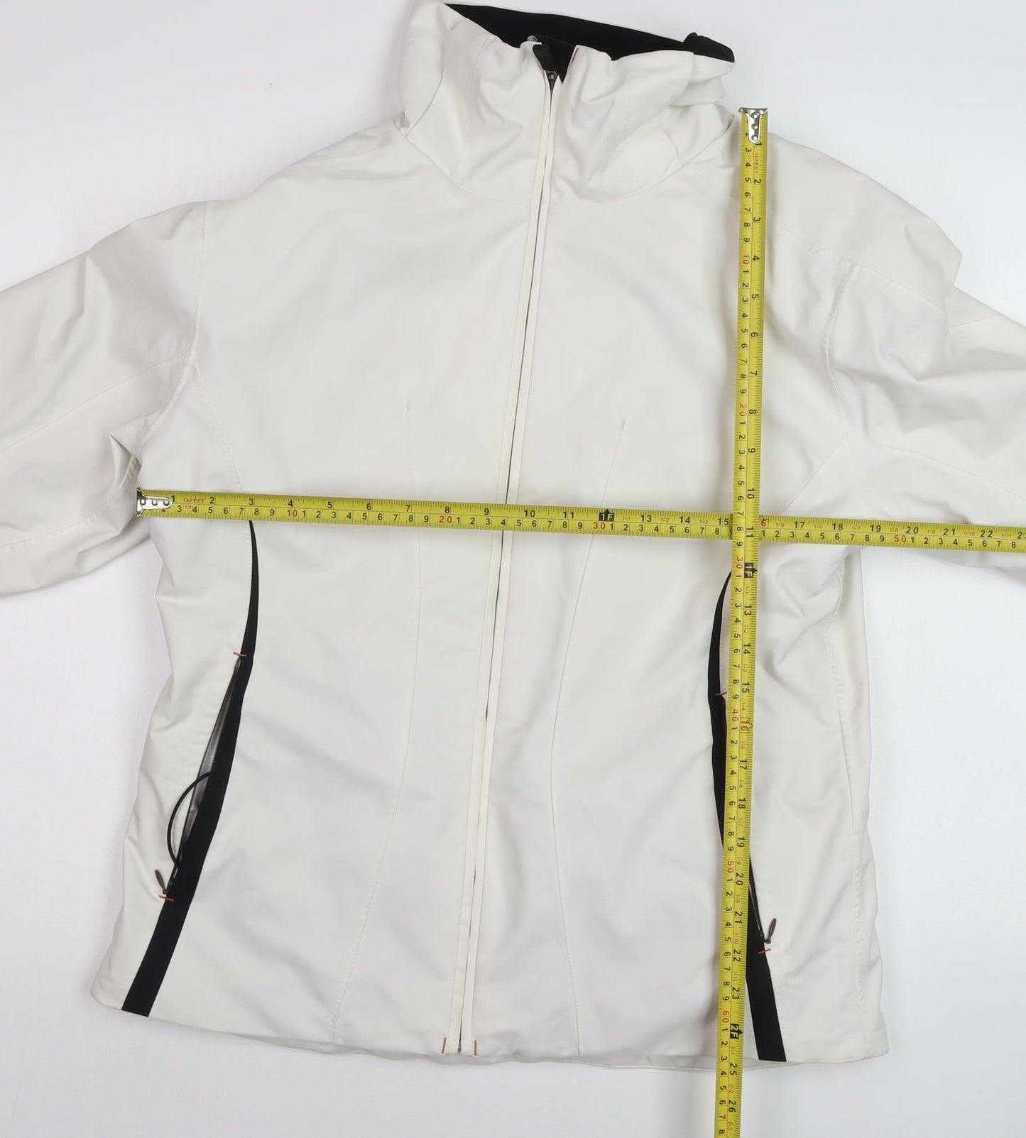 Womens UK Size 12 KJUS White Ski Jacket