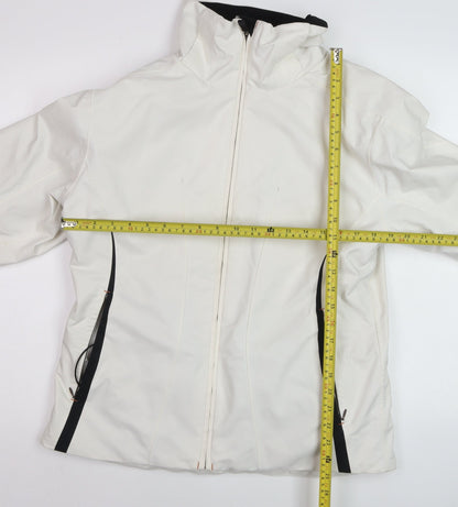 Womens UK Size 12 KJUS White Ski Jacket