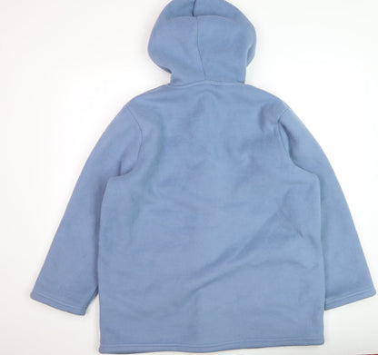 Womens UK Size 16 Plus Julipa Blue Duffle Coat