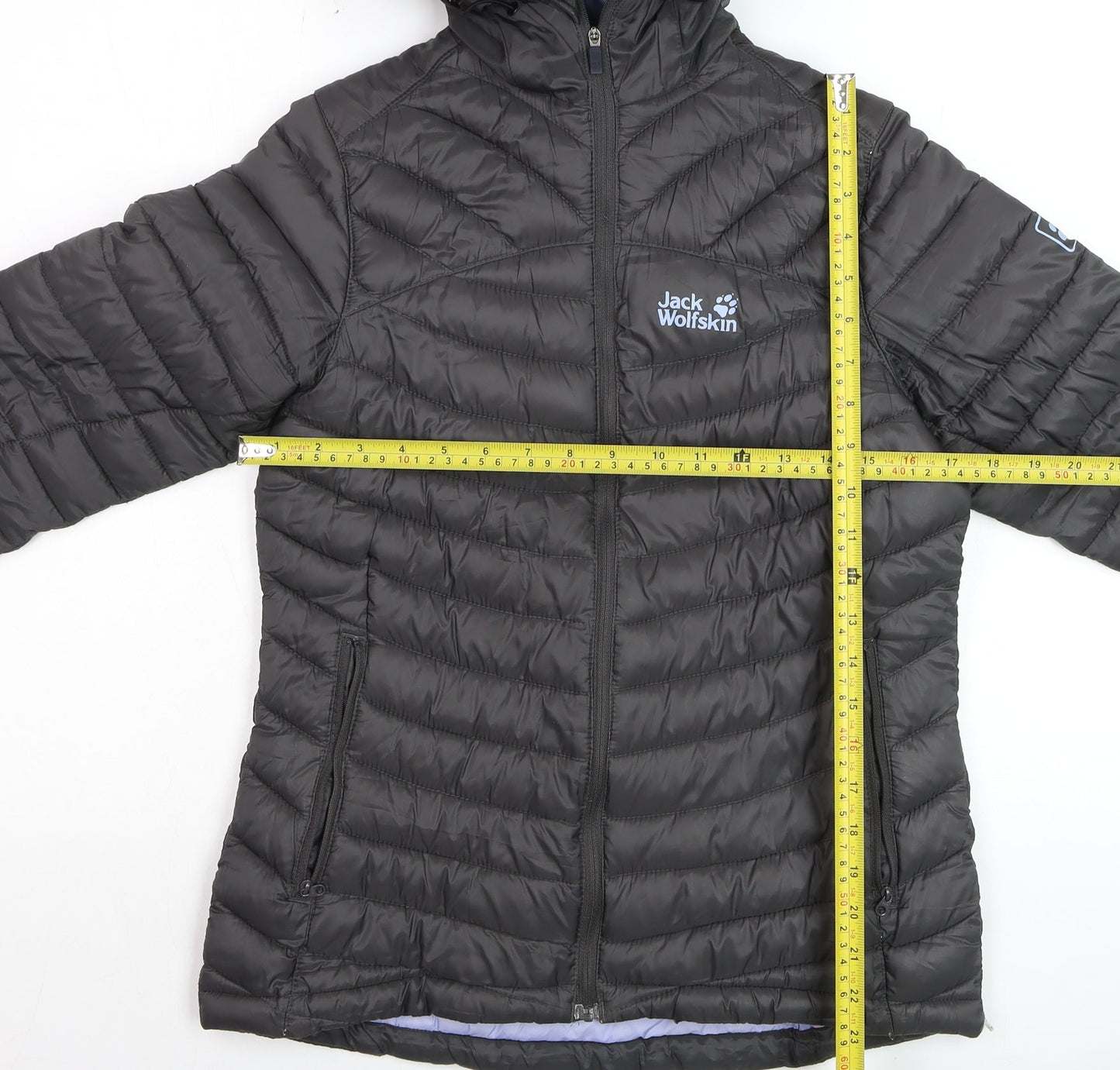 Womens UK Size 10 Jack Wolfskin Grey Puffer Jacket