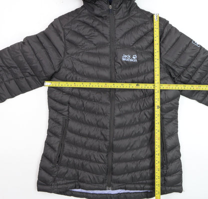 Womens UK Size 10 Jack Wolfskin Grey Puffer Jacket