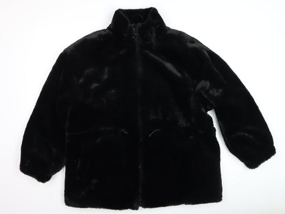 Womens UK Size L Zara Black Puffer Jacket