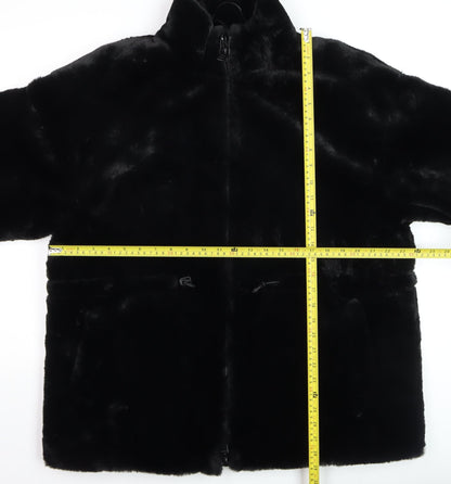 Womens UK Size L Zara Black Puffer Jacket