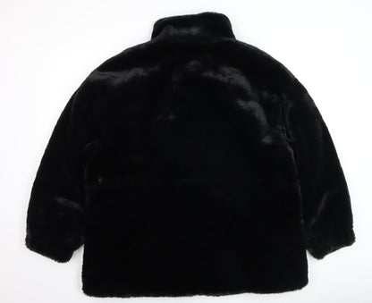 Womens UK Size L Zara Black Puffer Jacket
