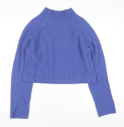 Womens UK Size S Monki Blue Pullover Jumper