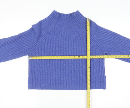 Womens UK Size S Monki Blue Pullover Jumper
