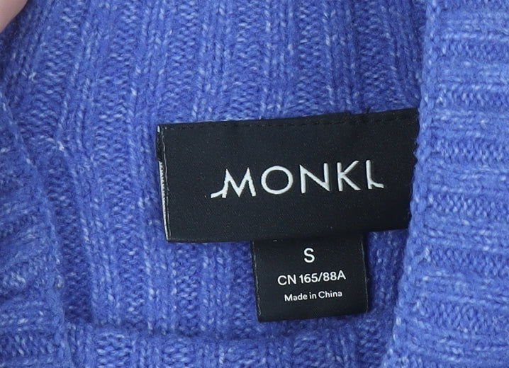 Womens UK Size S Monki Blue Pullover Jumper