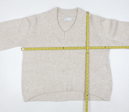 Womens UK Size S ASOS DESIGN Beige Pullover Jumper