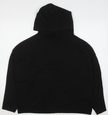 Womens UK Size 12 Jack Wills Black Pullover Hoodie